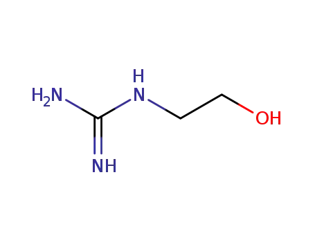 Molecular Structure of 4353-52-0 (1-(2-HYDROXYETHYL)GUANIDINE)