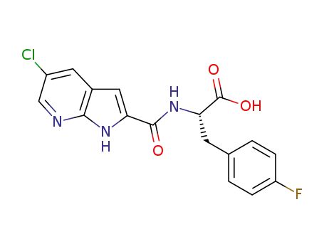 L-Phenylalanine,
N-[(5-chloro-1H-pyrrolo[2,3-b]pyridin-2-yl)carbonyl]-4-fluoro-