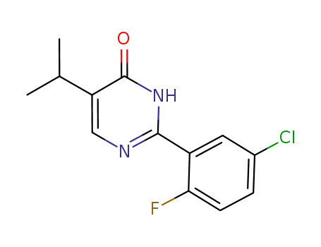 4(1H)-Pyrimidinone, 2-(5-chloro-2-fluorophenyl)-5-(1-methylethyl)-