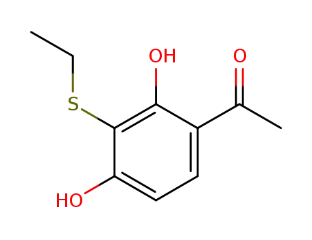 Ethanone, 1-[3-(ethylthio)-2,4-dihydroxyphenyl]-