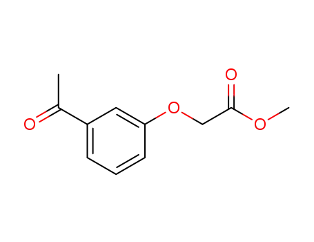 Molecular Structure of 6951-35-5 (methyl (3-acetylphenoxy)acetate)