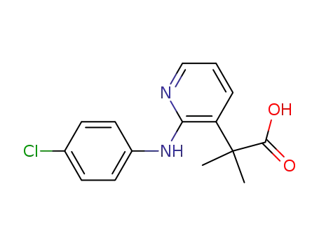 2-[(4-Chlorophenyl)amino]-a,a-dimethyl-3-pyridineacetic acid