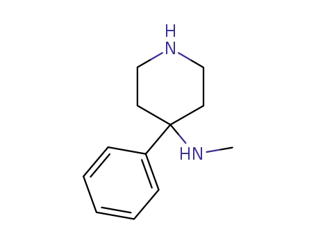 Molecular Structure of 182621-56-3 (N-Methyl-4-phenyl-4-piperidinamine)