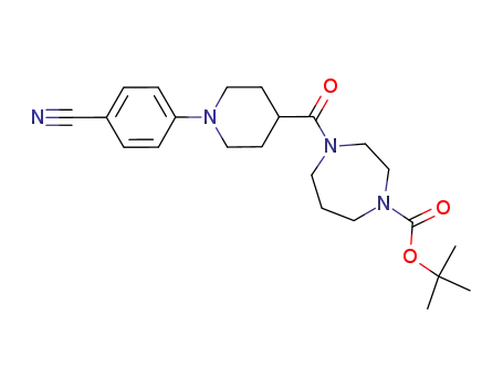 1-tert-butoxycarbonyl-4-[1-(4-cyanophenyl)-piperidine-4-carbonyl]-[1,4]diazepane