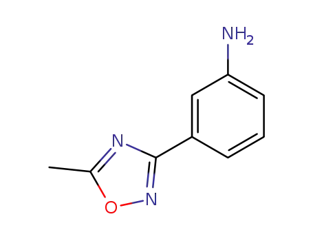 Molecular Structure of 10185-69-0 (3-(5-METHYL-1,2,4-OXADIAZOL-3-YL)ANILINE)