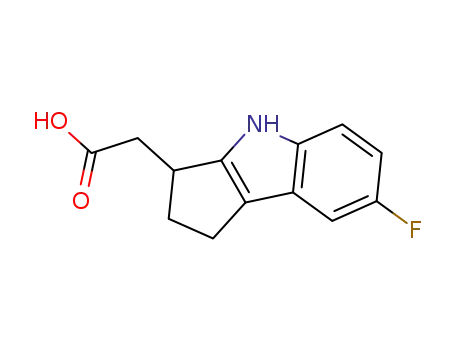 2-(7-플루오로-1,2,3,4-테트라히드로시클로펜타[b]인돌-3-일)아세트산