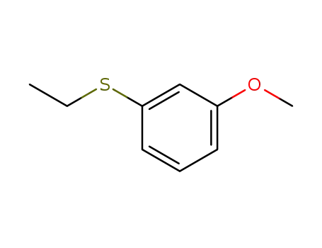 Molecular Structure of 38474-02-1 (Benzene, 1-(ethylthio)-3-methoxy-)