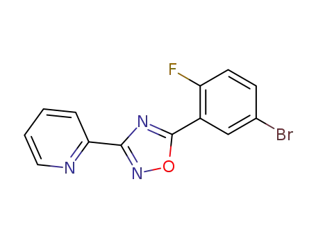 Pyridine, 2-[5-(5-bromo-2-fluorophenyl)-1,2,4-oxadiazol-3-yl]-