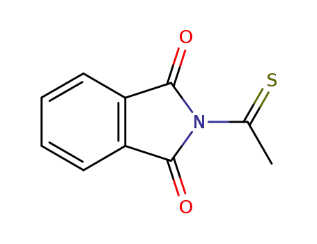 Molecular Structure of 2905-38-6 (1H-Isoindole-1,3(2H)-dione,  2-(1-thioxoethyl)-)