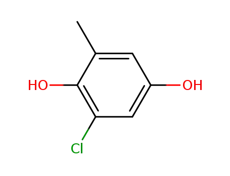Molecular Structure of 101251-21-2 (2-chloro-6-methylhydroquinone)