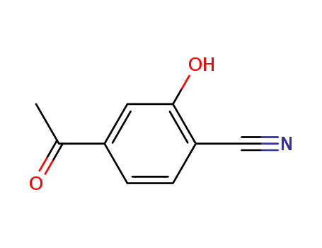 Benzonitrile, 4-acetyl-2-hydroxy- (9CI)