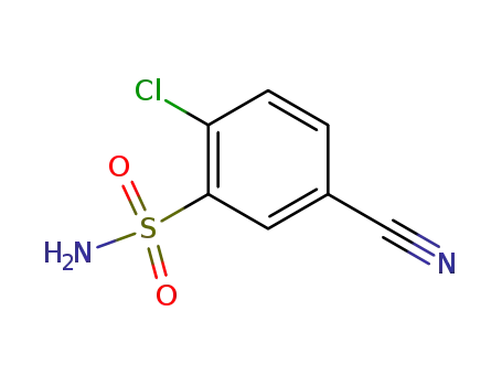 4-chloro-3-sulfamoylbenzonitrile