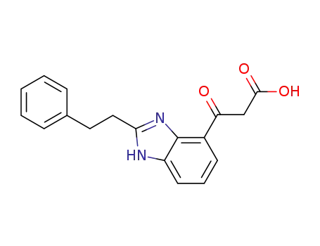 3-(2-(2-phenylethyl)benzimidazol-4-yl)-3-oxopropanoic acid