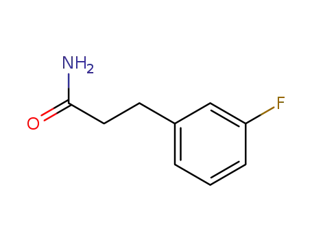 Molecular Structure of 404-96-6 (BenzenepropanaMide, 3-fluoro-)