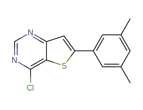 Thieno[3,2-d]pyrimidine, 4-chloro-6-(3,5-dimethylphenyl)-
