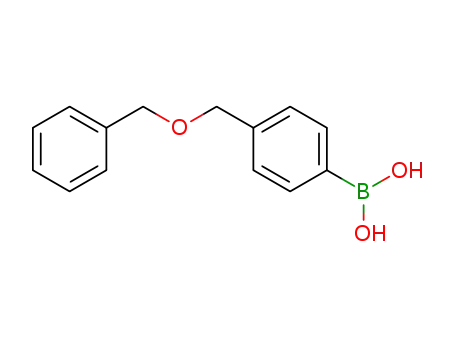 Molecular Structure of 163680-70-4 (Boronic acid, [4-[(phenylmethoxy)methyl]phenyl]-)