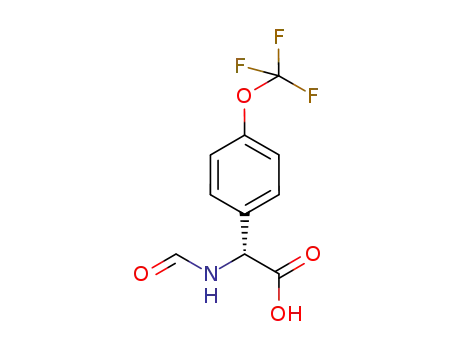 (R)-N-formyl-4-trifluoromethoxyphenylglycine