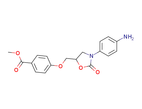 methyl 4-[3-(4-aminophenyl)-2-oxooxazolidin-5-yl]methoxybenzoate