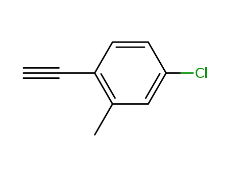 Molecular Structure of 74331-71-8 (4-CHLORO-1-ETHYNYL-2-METHYL-BENZENE)