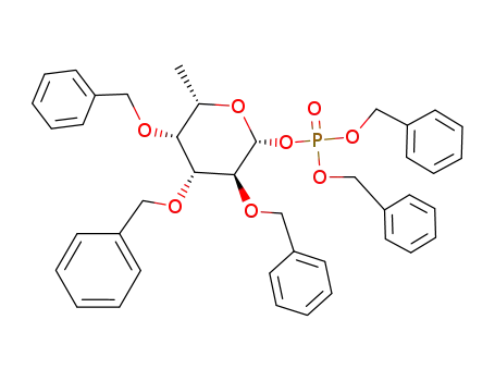 dibenzyl 2,3,4-tri-O-benzyl-β-L-fucopyranosyl phosphate
