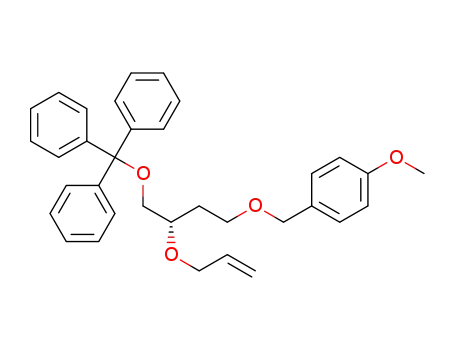 (S)-1-O-trityl-2-O-allyl-4-O-(4-methoxybenzyl)-1,2,4-butanetriol