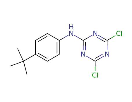 1,3,5-Triazin-2-amine, 4,6-dichloro-N-[4-(1,1-dimethylethyl)phenyl]-