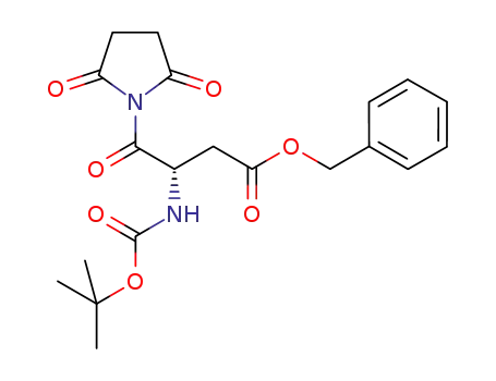 4-(phenylmethyl) N-[(1,1-dimethylethoxy)carbonyl]-1(2,5-dioxo-1-pyrrolidinyl) L-aspartate