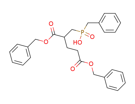 Benzyl[2,4-di(benzyloxycarbonyl)butyl]phosphinic acid