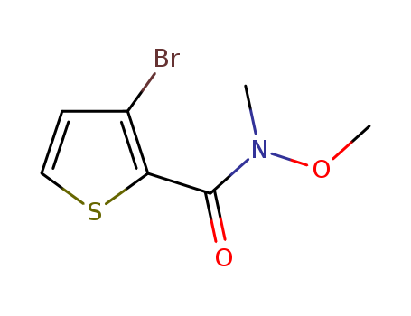 2-Thiophenecarboxamide, 3-bromo-N-methoxy-N-methyl-