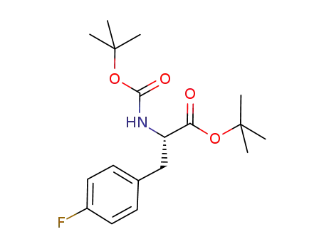 L-Phenylalanine, N-[(1,1-dimethylethoxy)carbonyl]-4-fluoro-,
1,1-dimethylethyl ester