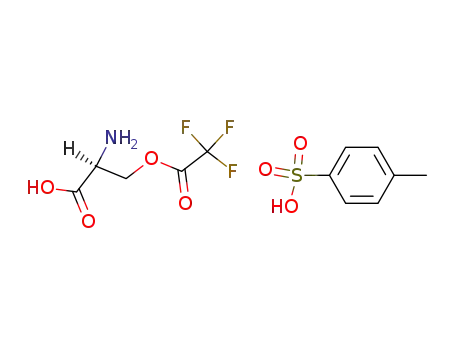 L-Serine, trifluoroacetate (ester), 4-methylbenzenesulfonate (salt)