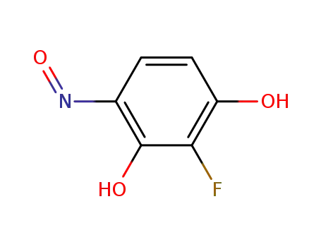 Molecular Structure of 851128-73-9 (1,3-Benzenediol,  2-fluoro-4-nitroso-)