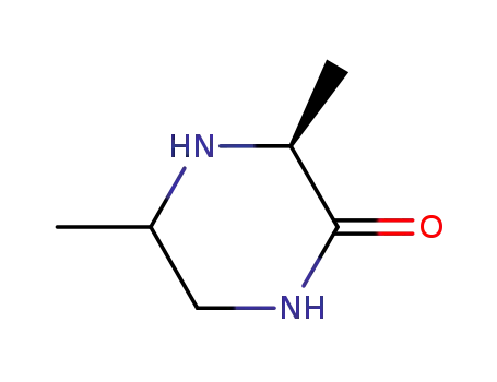 Molecular Structure of 1152112-99-6 ((3S,5RS)-3,5-dimethylpiperazin-2-one)