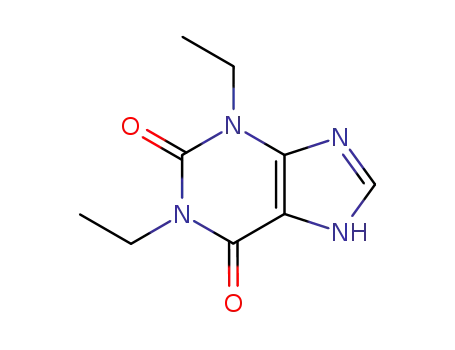 Molecular Structure of 5169-95-9 (1,3-Diethyl-7H-purine-2,6(1H,3H)-dione)
