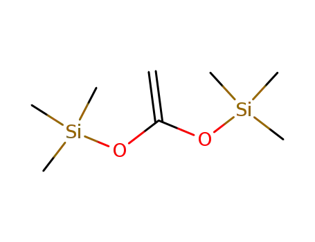 Molecular Structure of 24697-35-6 (1,1-BIS(TRIMETHYLSILYLOXY)-ETHENE)