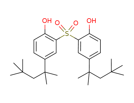 Phenol,2,2'-sulfonylbis[4-(1,1,3,3-tetramethylbutyl)- cas  15452-89-8