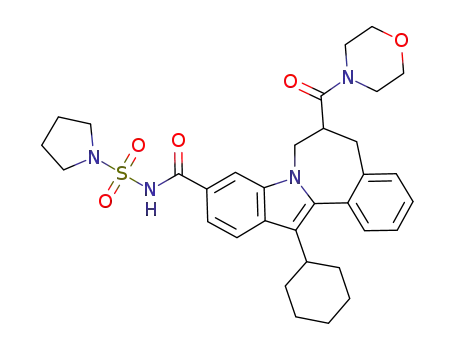 C<sub>33</sub>H<sub>40</sub>N<sub>4</sub>O<sub>5</sub>S