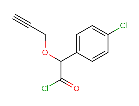 Benzeneacetyl chloride, 4-chloro-a-(2-propynyloxy)-