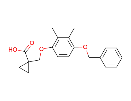 1-(4-benzyloxy-2,3-dimethyl-phenoxymethyl)-cyclopropanecarboxylic acid