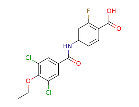 4-(3,5-dichloro-4-ethoxybenzamido)-2-fluorobenzoic acid