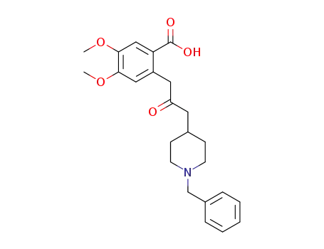 2-(3-(1-Benzylpiperidin-4-yl)-2-oxopropyl)-4,5-diMethoxybenzoic Acid
(도네페질 불순물)