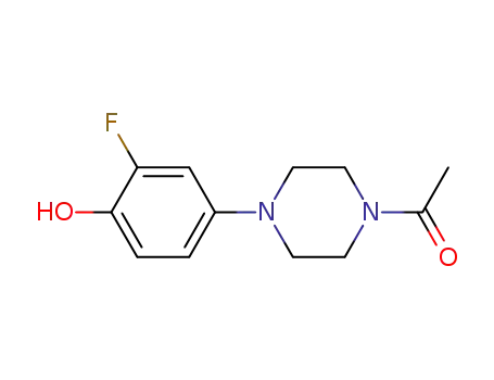 1-(4-(3-fluoro-4-hydroxyphenyl)piperazin-1-yl)ethanone