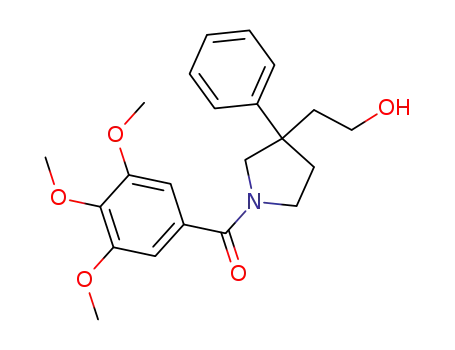 1-(3,4,5-trimethoxy-benzoyl)-3-phenyl-3-(2-hydroxy-ethyl)-pyrrolidine