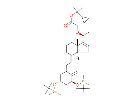 1α,3β-bis(tert-butyldimethylsilyloxy)-20(S)-(1-cyclopropyl-1-methylethoxycarbonylmethoxy)-9,10-secopregna-5,7,10(19),16-tetraene
