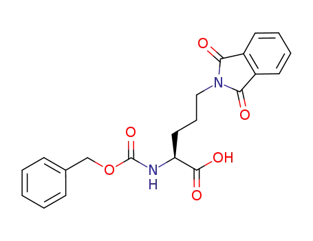 Molecular Structure of 7767-00-2 (Z-ORN(PHT)-OH)
