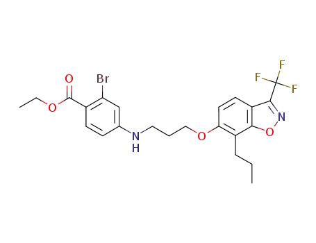 C<sub>23</sub>H<sub>24</sub>BrF<sub>3</sub>N<sub>2</sub>O<sub>4</sub>
