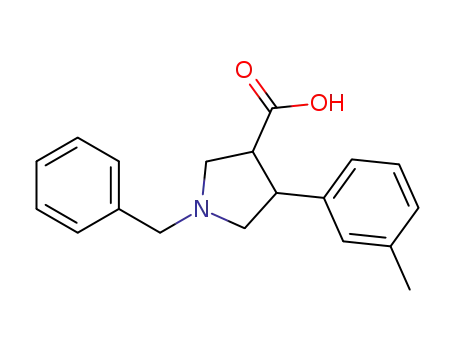 1-BENZYL-4-(3-METHYL-PHENYL)-PYRROLIDINE-3-CARBOXYLIC ACID