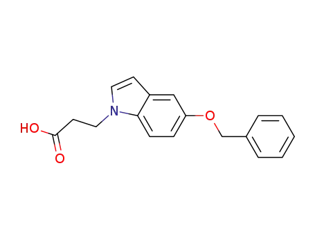 3-[5-(Benzyloxy)-1H-indol-1-yl]propanoic acid