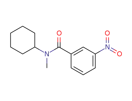 Molecular Structure of 32019-76-4 (N-Cyclohexyl-N-Methyl-3-nitrobenzaMide, 97%)