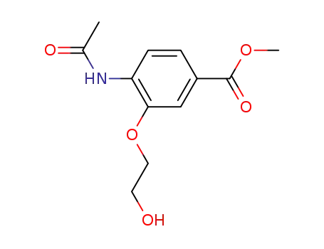 methyl 4-acetylamino-3-(2-hydroxyethoxy)benzoate